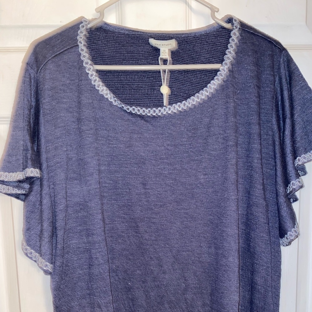 Blue shirt 3x woman